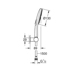 Душевой гарнитур Grohe Rainshower SmartActive 26580000