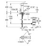 Смеситель для раковины Grohe Plus 32612003 Хром