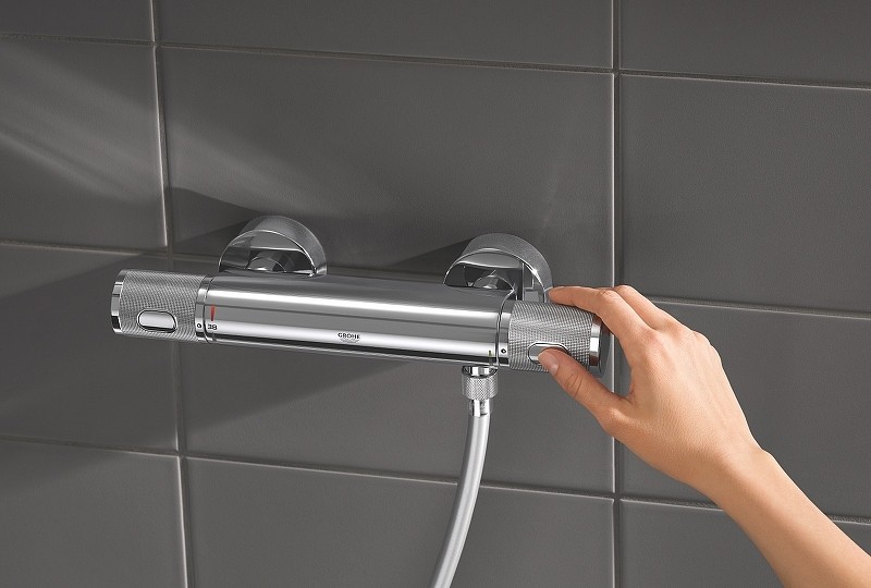 Смеситель для душа Grohe Grohtherm 1000 Performance 34827000 с термостатом Хром