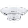 Мыльница Grohe Essentials 40368001 прозрачное стекло