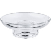 Мыльница Grohe Essentials 40368001 прозрачное стекло