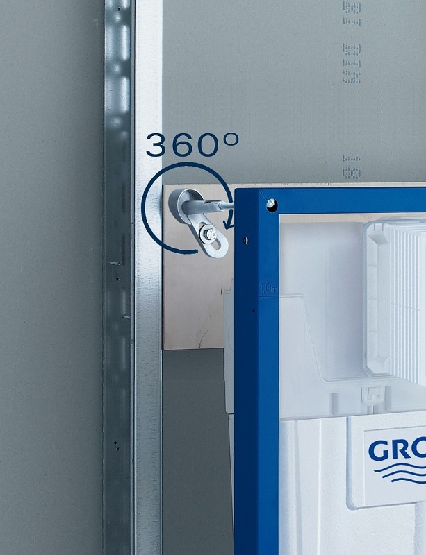 Инсталляция Grohe Solido 38811000 для унитаза с клавишей смыва Хром