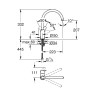 Смеситель для кухни Grohe BauEdge 31367000 Хром