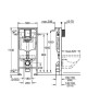 монтажная рама Grohe Rapid SL 38536001 для унитаза без клавиши