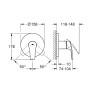 Смеситель для душа Grohe Eurosmart 24042003 Хром