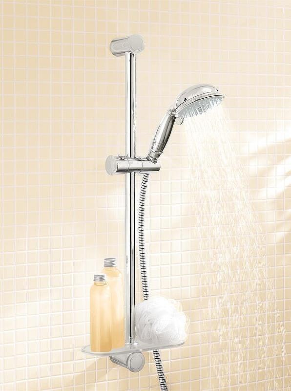 Полочка Grohe Tempesta Classic 27596000 на душевую штангу Прозрачная