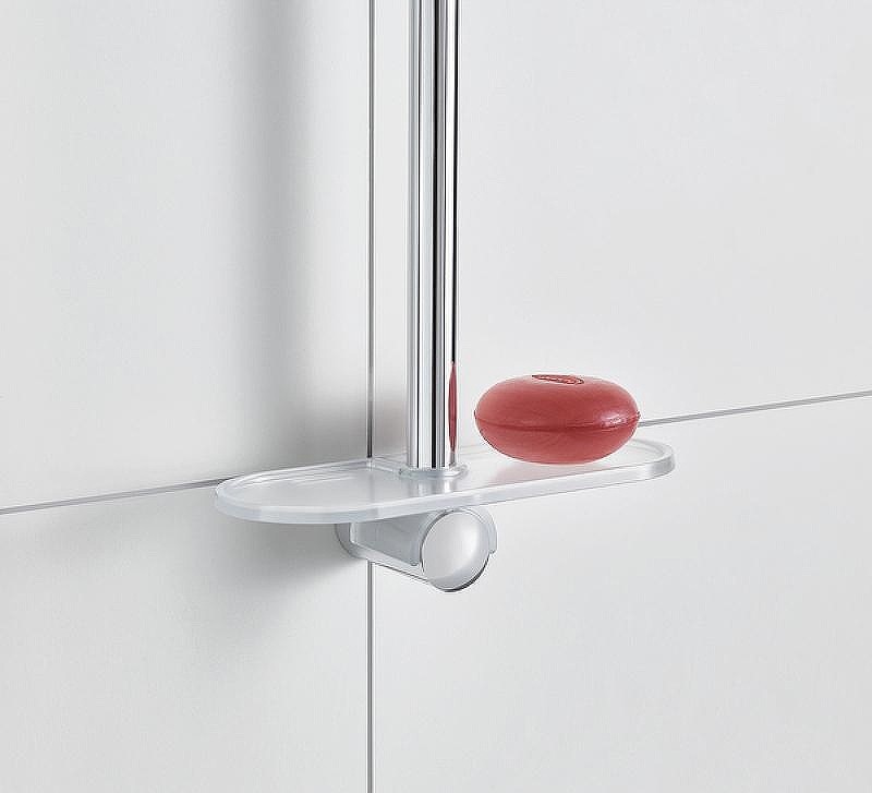 Полочка Grohe Tempesta Classic 27596000 на душевую штангу Прозрачная