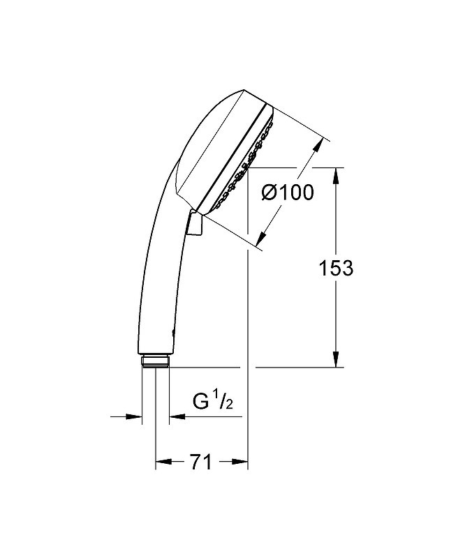 Ручной душ Grohe New Tempesta Cosmopolitan 27573002