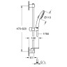 Душевой гарнитур Grohe Tempesta 110 27927003 Хром