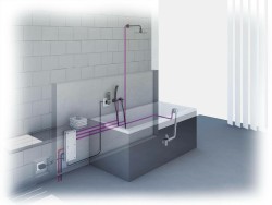 слив-перелив Grohe Talentofill 28990000 полуавтомат с наливом