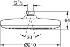 Верхний душ Grohe Tempesta 210 26410000