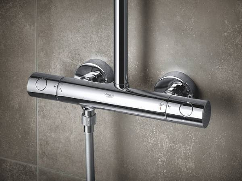 Душевая система Grohe Tempesta Cosmopolitan 26689000 с термостатом Хром