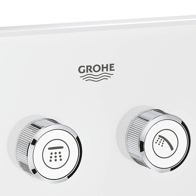 Смеситель для душа Grohe Grohtherm SmartControl 29156LS0 с термостатом Белая луна