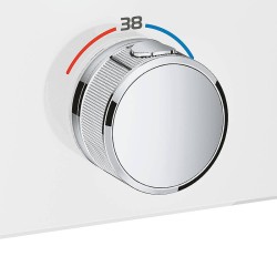 Смеситель для душа Grohe Grohtherm SmartControl 29156LS0 с термостатом Белая луна