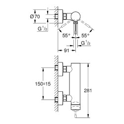 Смеситель для душа Grohe Essence+ 33636001