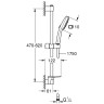 Душевой гарнитур Grohe Tempesta Cube 110 27929003 Хром