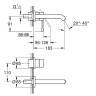 Смеситель для раковины Grohe Essence New 29192KF1 цвет Черный матовый