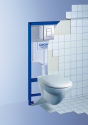 Инсталляция Grohe Rapid SL 38775001 для унитаза с клавишей смыва Хром