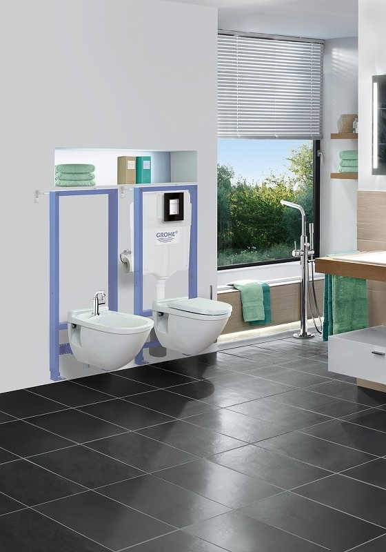 Инсталляция Grohe Rapid SL 38775001 для унитаза с клавишей смыва Хром