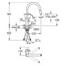 Смеситель для кухни Grohe Eurosmart Cosmopolitan 31481001 Хром