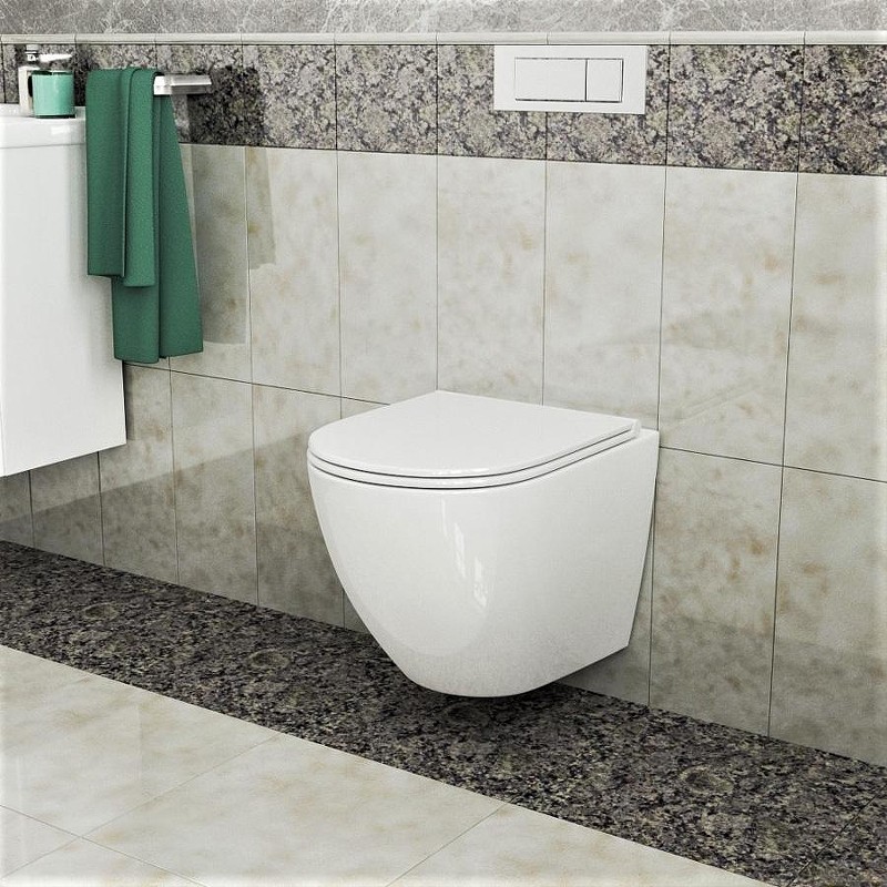 Комплект унитаза с инсталляцией Grohe Rapid SL 39181001 цвет Белый с сиденьем Микролифт и клавишей смыва цвет Хром