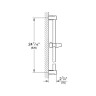 Душевая штанга Grohe Tempesta Cosmopolitan 27521000 Хром