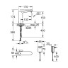 Смеситель для раковины Grohe Eurosmart Cosmopolitan E 36421000