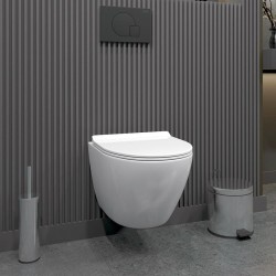 Комплект унитаза с инсталляцией Grohe Rapid SL 39189001 цвет Белый с сиденьем Микролифт и клавишей смыва цвет Хром