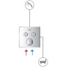 Смеситель для душа Grohe Grohtherm SmartControl 29148000