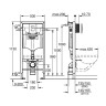 Комплект унитаза с инсталляцией Grohe Rapid SL 39201002 цвет Белый с сиденьем Микролифт и клавишей смыва цвет Хром