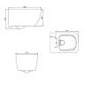 Комплект унитаза с инсталляцией Grohe Rapid SL 39201002 цвет Белый с сиденьем Микролифт и клавишей смыва цвет Хром