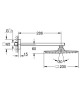 Верхний душ Grohe Rainshower Allure 230 26064000 Хром