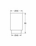 Стакан для зубных щеток Grohe Selection 41029000 Белый