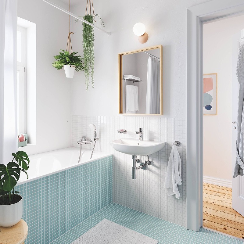 Смеситель для раковины Grohe BauEdge 23328001 Хром
