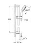 Душевой гарнитур Grohe Tempesta Cosmopolitan 100 27786002 Хром
