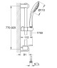 Душевой гарнитур Grohe Euphoria 27226001 Хром