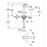 Смеситель для раковины Grohe Cubeo 1017290000 цвет Хром