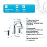 Смеситель для раковины Grohe BauClassic 20470000 Хром