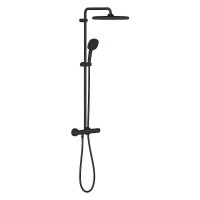Душевая система Grohe Tempesta Cube 266892431 с термостатом цвет Черный матовый