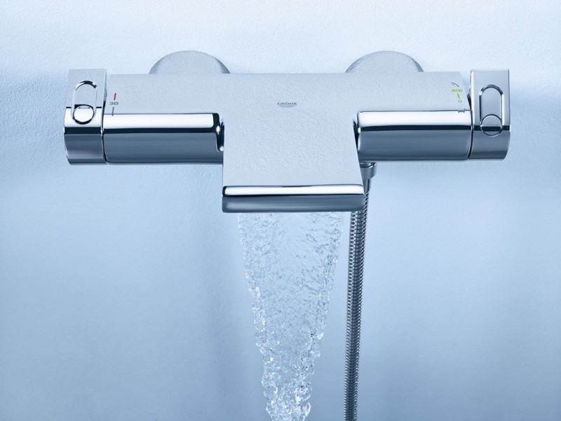 Смеситель для ванны Grohe Grohtherm 2000 34174001 с термостатом Хром