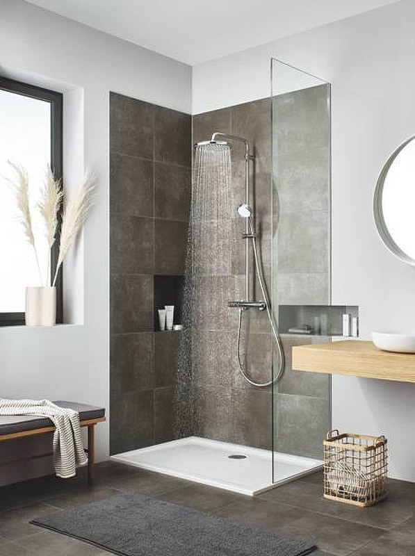 Душевая система Grohe Tempesta Cosmopolitan 26670000 с термостатом Хром