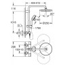 Душевая система Grohe Tempesta Cosmopolitan 26670000 с термостатом Хром