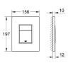 Клавиша смыва Grohe Skate Cosmopolitan 38732GN0 Холодный рассвет