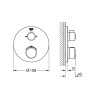 Смеситель для душа Grohe Grohtherm 24077000 с термостатом Хром