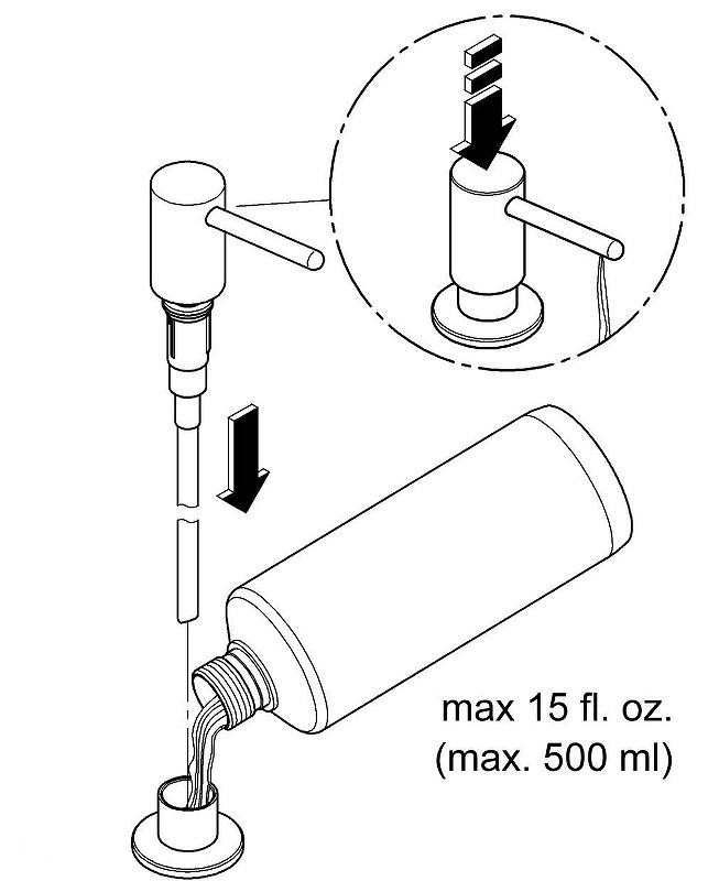 Дозатор для жидкого мыла Grohe Cosmopolitan 40535DC0 Суперсталь