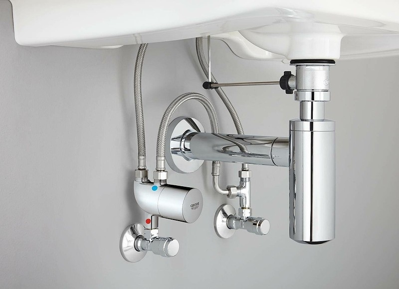 Термостат встраиваемый Grohe Grohtherm Micro 34487000 Хром