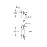 Смеситель для душа Grohe Grohtherm 800 Cosmopolitan 34765000 с термостатом Хром