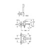 Смеситель для ванны Grohe Lineare 33850001