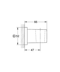 Держатель ручного душа Grohe Euphoria Cube 27693000 Хром