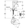 Смеситель для раковины Grohe Plus 23873003
